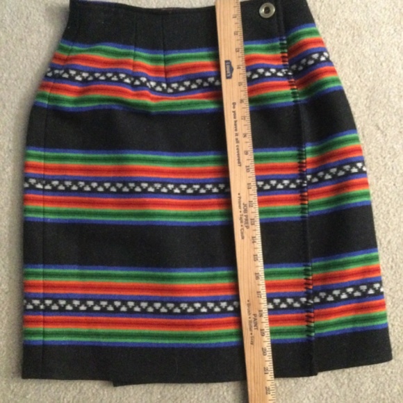 Knockabouts by Pendleton women's wrap Weaving peasant skirt wool, made in USA - Picture 3 of 9
